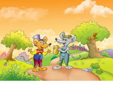 עכבר הכפר ועכבר העיר by rowaida fauor - Illustrated by רוידה פאעור - Ourboox.com