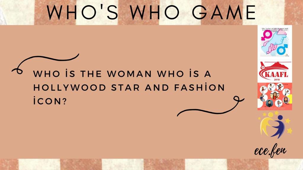 SUCCESSFUL WOMEN WHO IS WHO GAME by SeNu - Ourboox.com