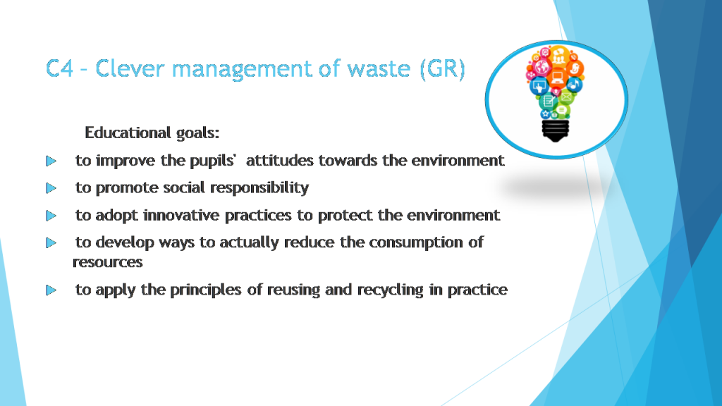 Educational Actions within the project: “Clever Consumption” by PARASKEVOPOULOU MARIA - Ourboox.com